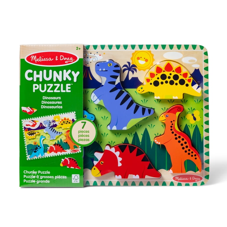 Dinosaur Wooden Chunky Puzzle