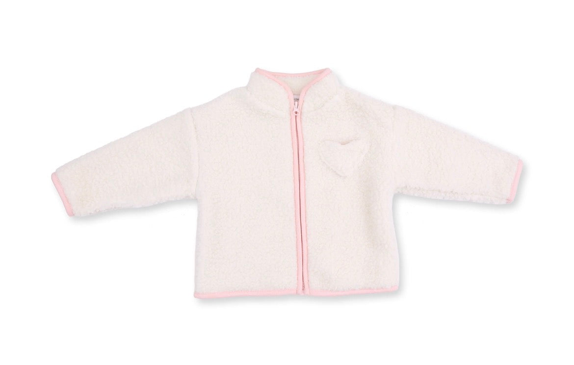 Sherpa Jacket With Heart Pockets