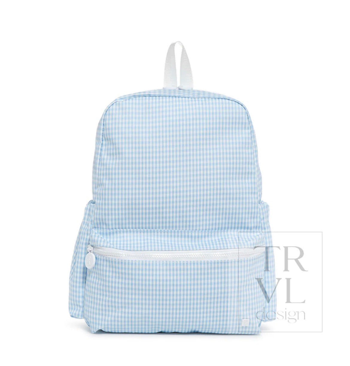 Blue Gingham Mist Backpacker