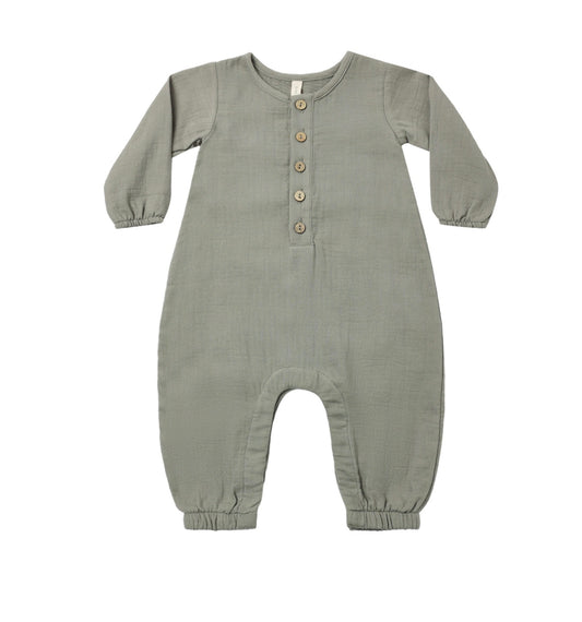 Quincy Mae woven jumpsuit spruce