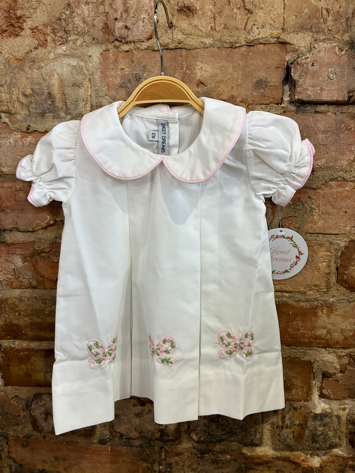 Bow embroidered Dress
