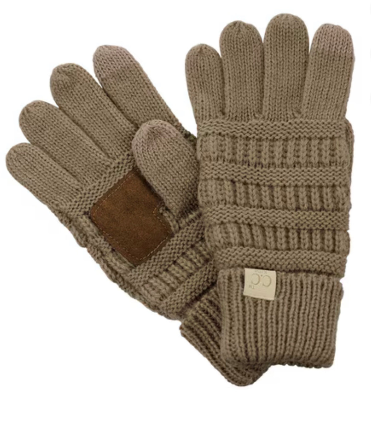 Kids Cable Knit Gloves