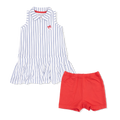 Baseball Stripe Polo Dress