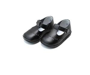 Black Birdie T-Strap Mary Jane Shoe