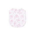 Puppy Toile Pink Bib