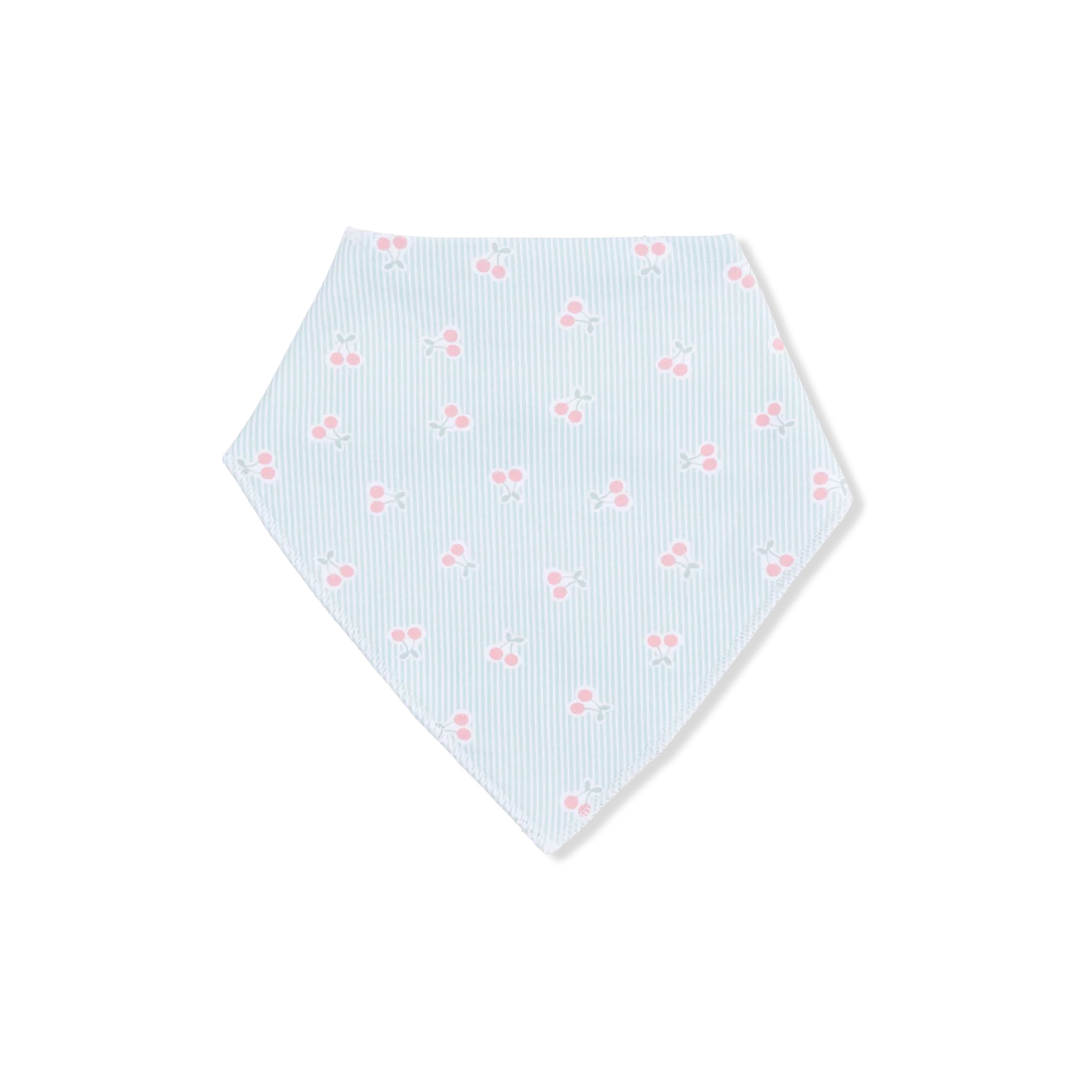 Tiny Cherry Stripe Bib