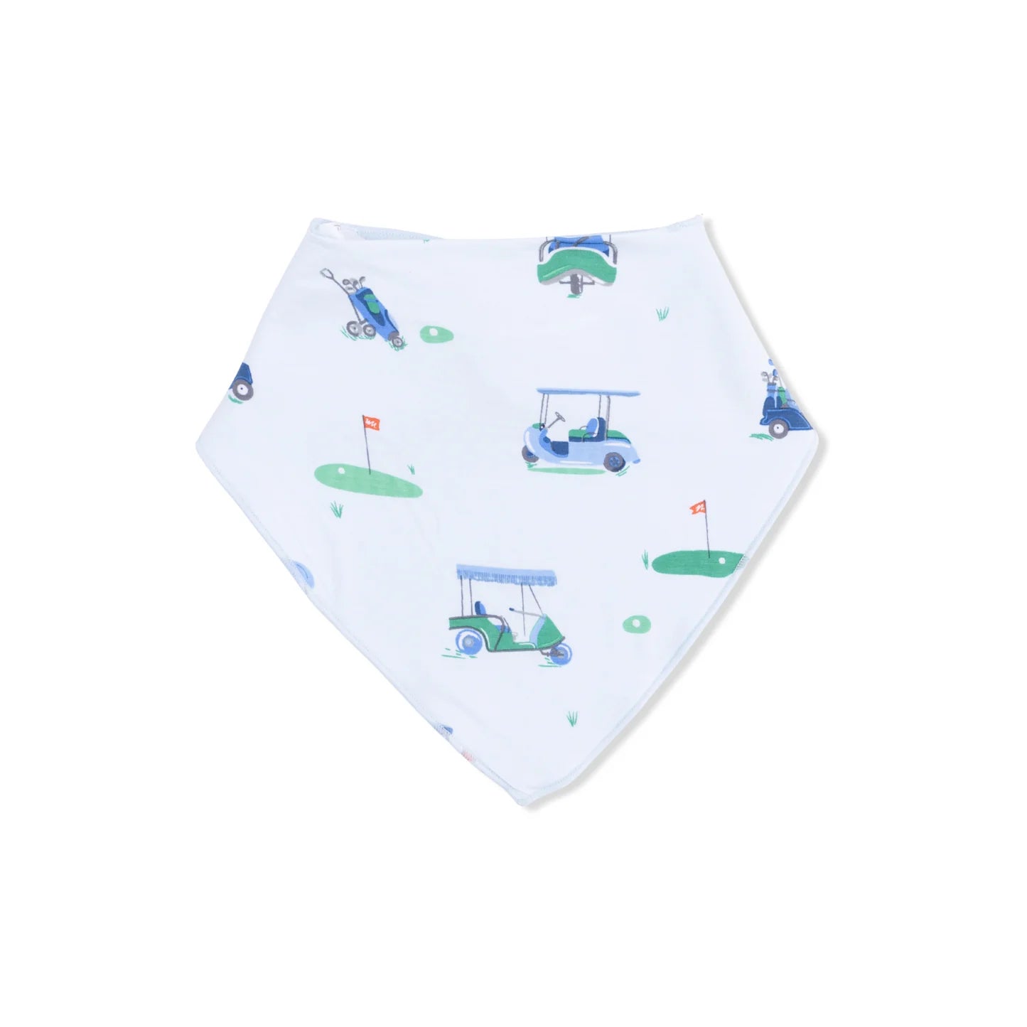 Vintage Golf Cart Blue Bib