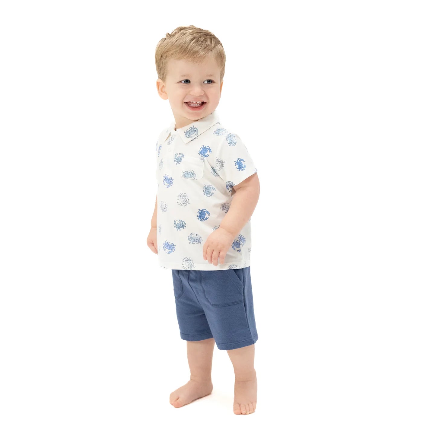 Blue Crabs Short Set