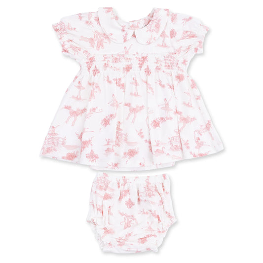 Ballet Toile Smocked Dress