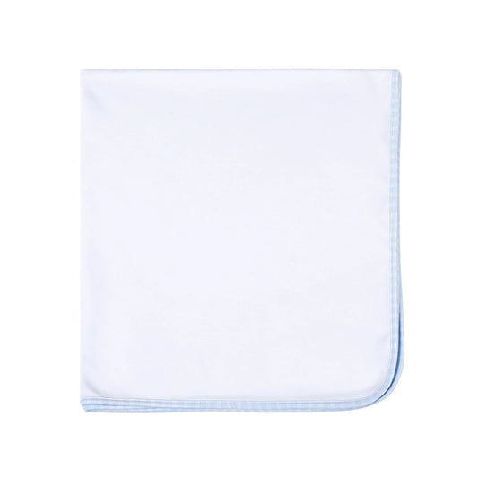 New Beginnings Blue Receiving Blanket