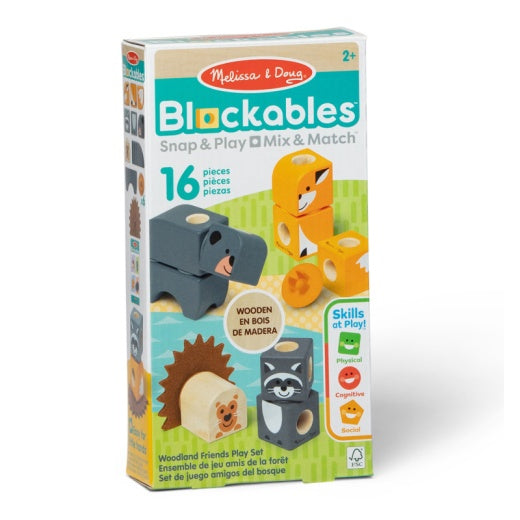 Blockables woodland Friends Play set