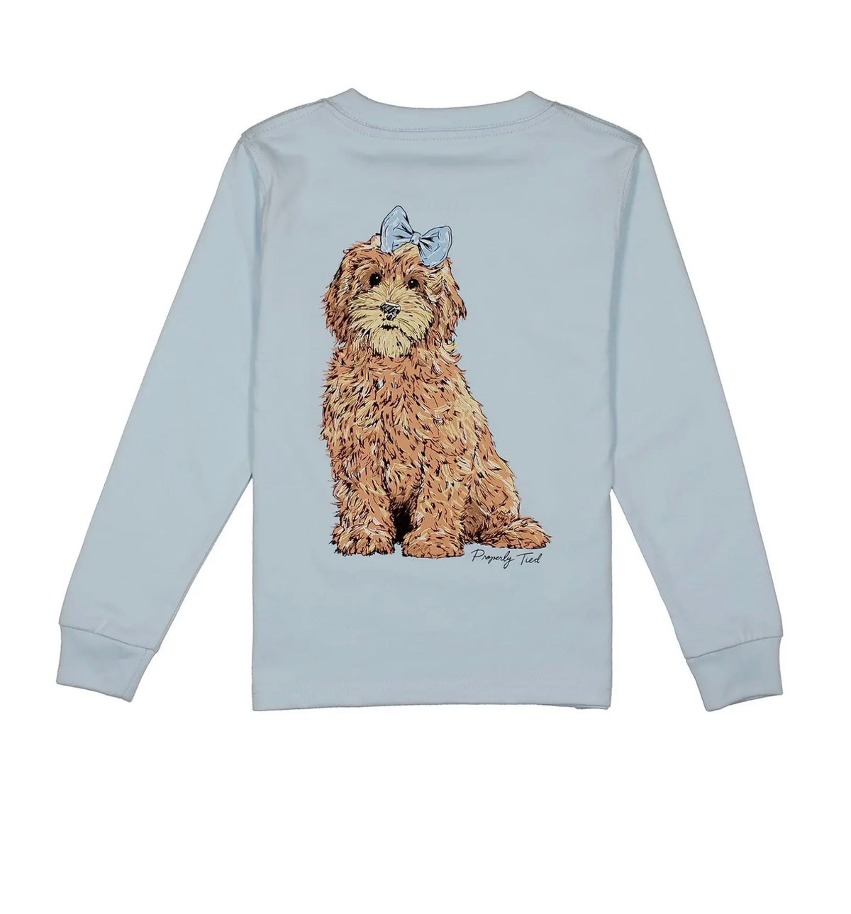 Goldendoodle LS Tee - Periwinkle