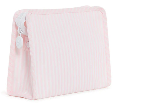 TRVL Roadie Medium Zip Pouch - Pimlico Stripe Pink