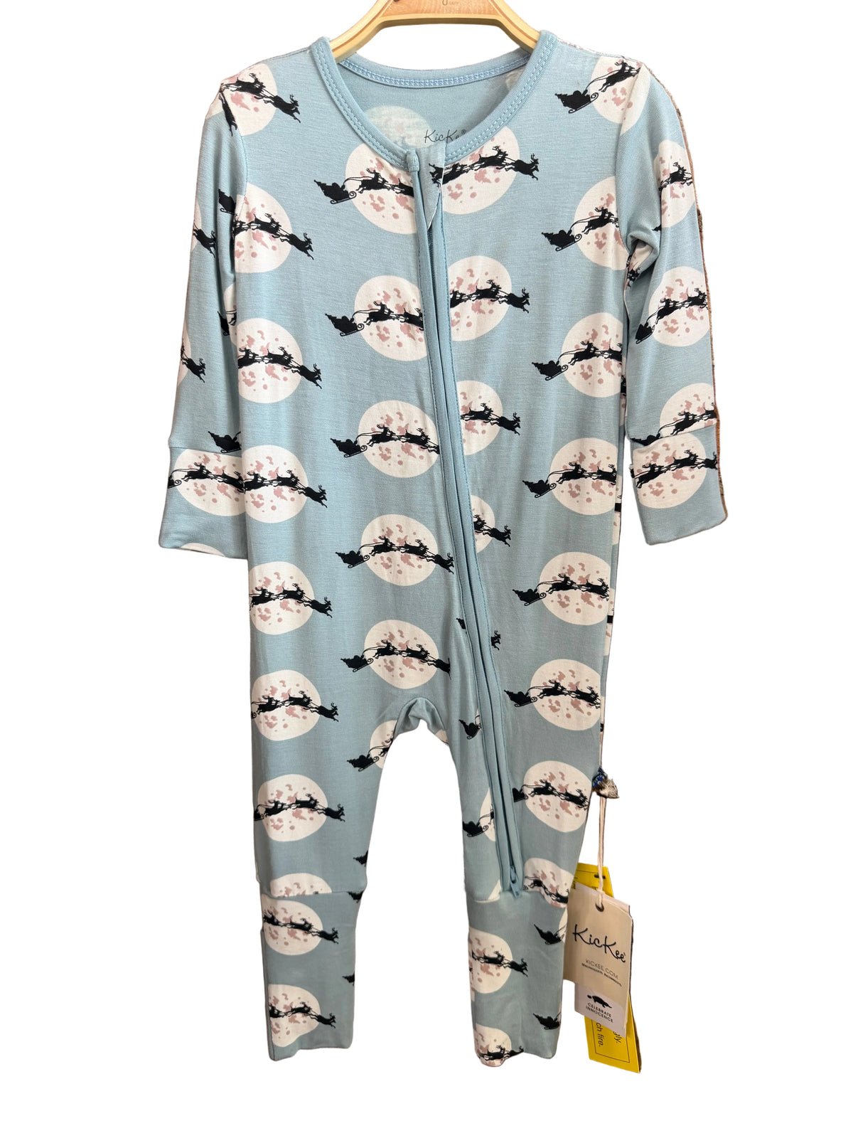 Print Convertible Romper Reindeer