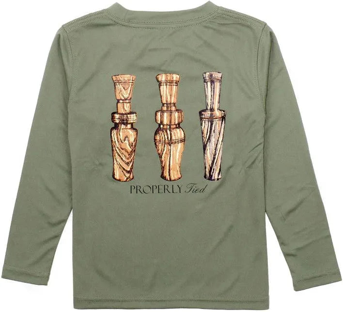 Olive Duck Calls Performance Tee