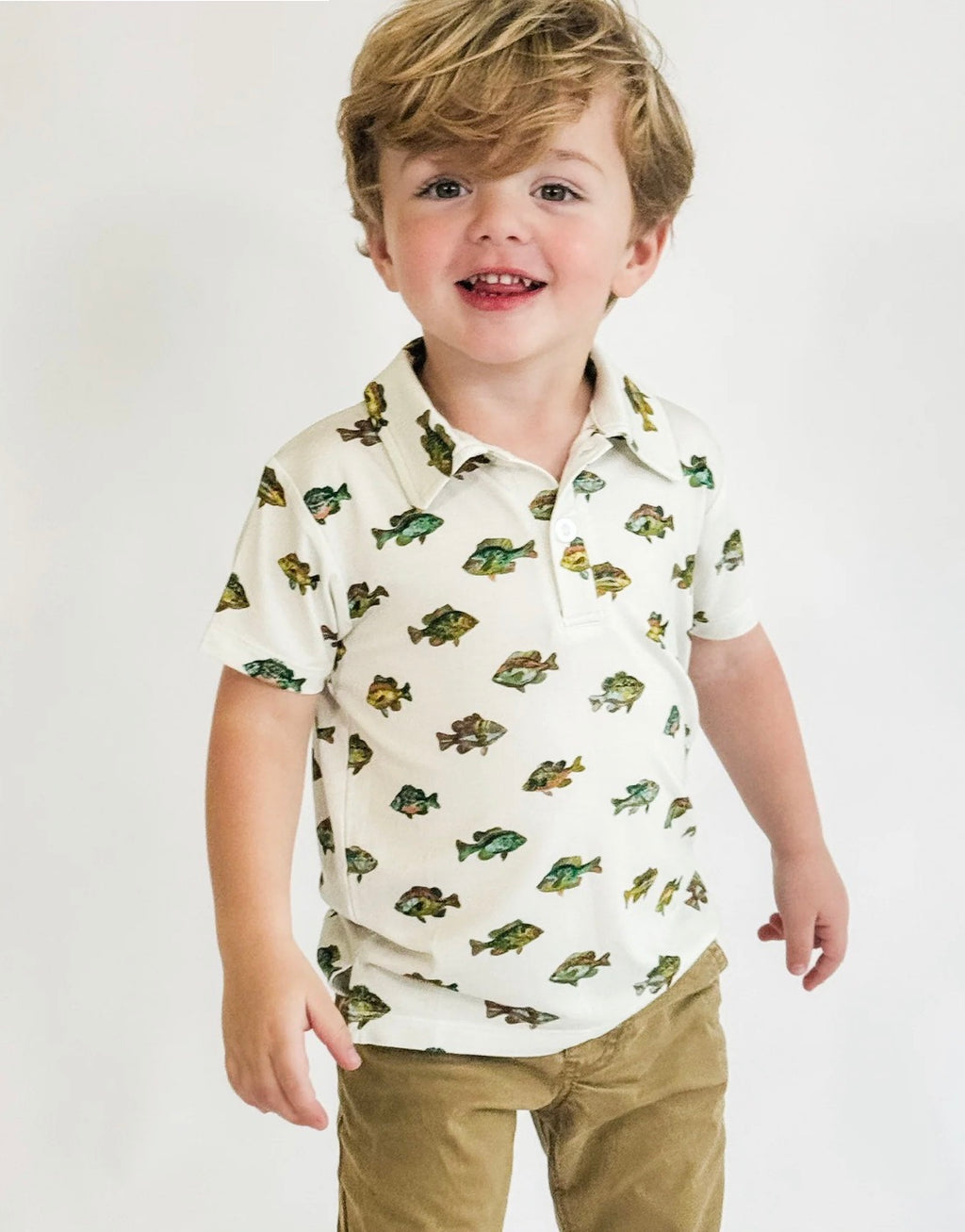 Lake Fish Polo Shirt