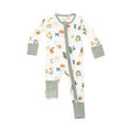 2 Way Zipper Romper Letters