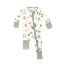 2 Way Zipper Romper Letters