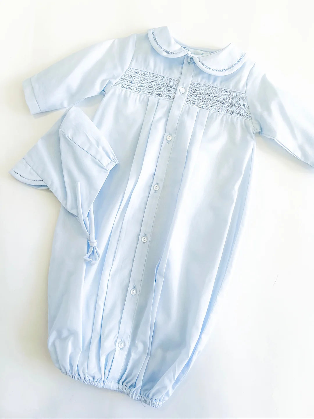 Blue Gown With Bonnet 5190