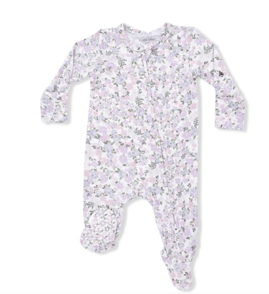 Shannon Floral 2 Way Zipper Footie