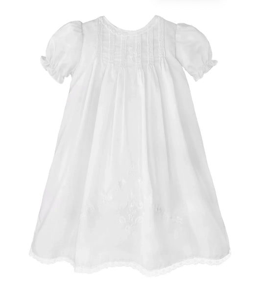 White Heirloom Hand Embroidered Daygown