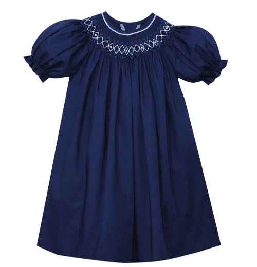 Navy Savannah bishop dress