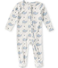 2 Way Zipper Footie Whales