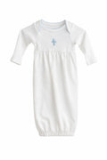 Crochet Cross Gown Blue