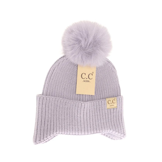 Lavender Knit Beanie