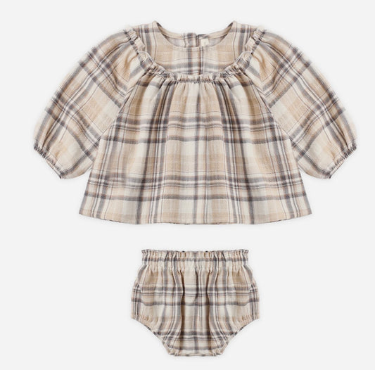 Mia Top + Bloomers Fall Plaid
