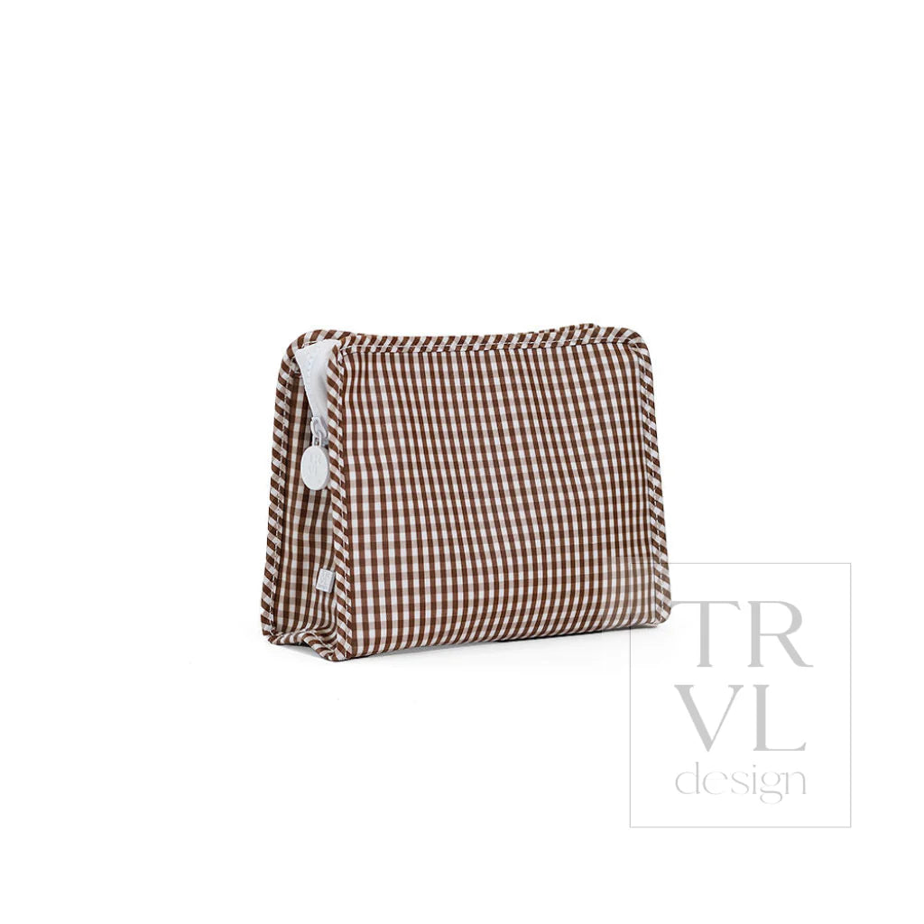 Medium Roadie Bag In Gingham Coco