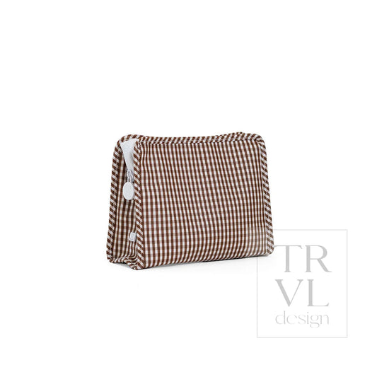 Medium Roadie Bag In Gingham Coco