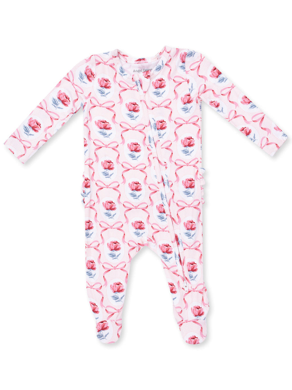 Bow Ruffle Footie