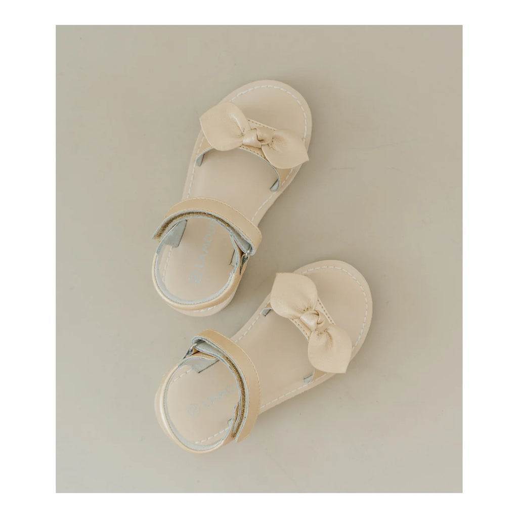 Josie Scalloped Sandal Champange K508