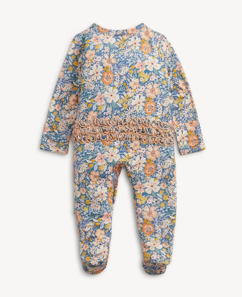 Floral Ruffle Footie Magnetic Me