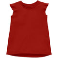 Ruffle Shirt in red