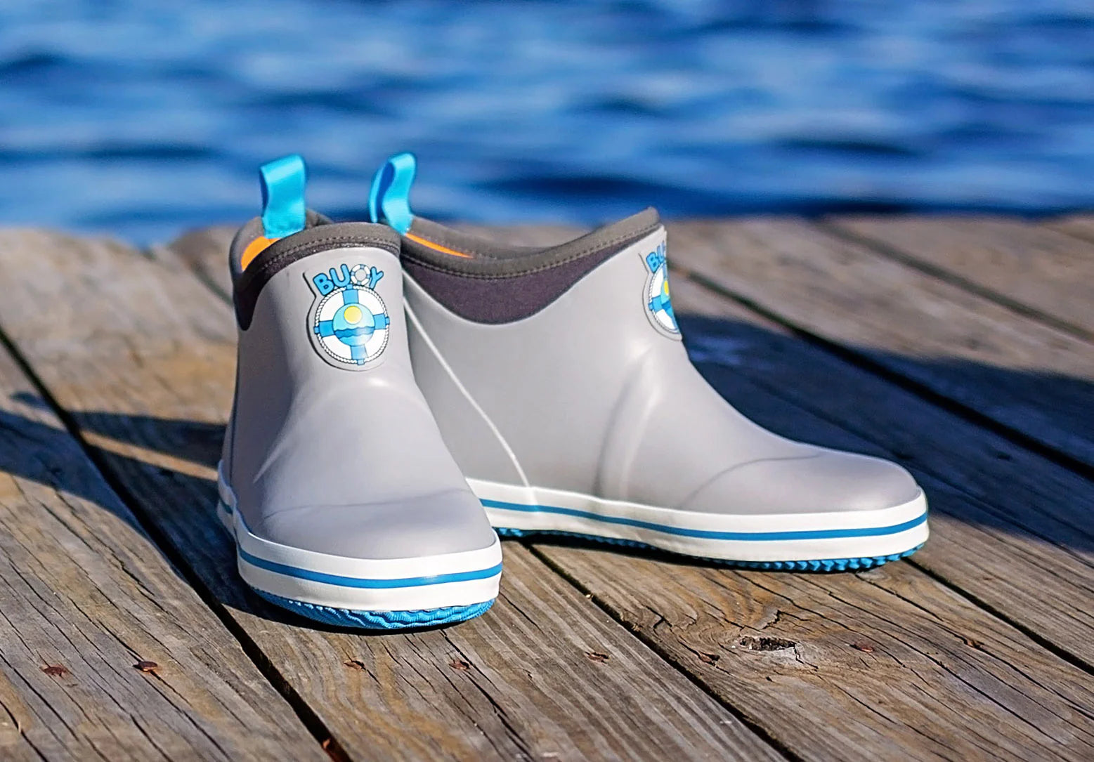 Bouy boots (Grey/Blue)