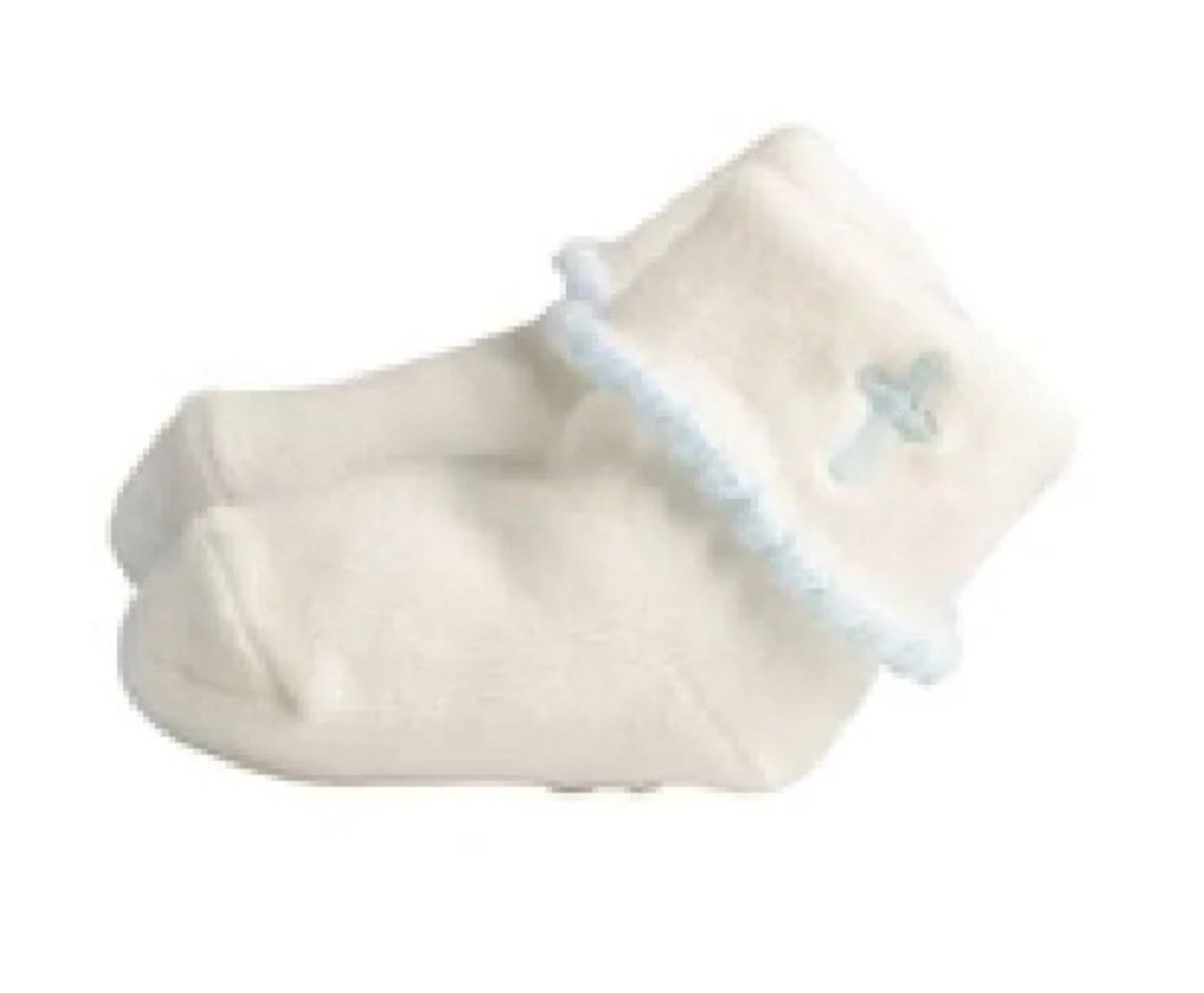 Foldover Cross Socks