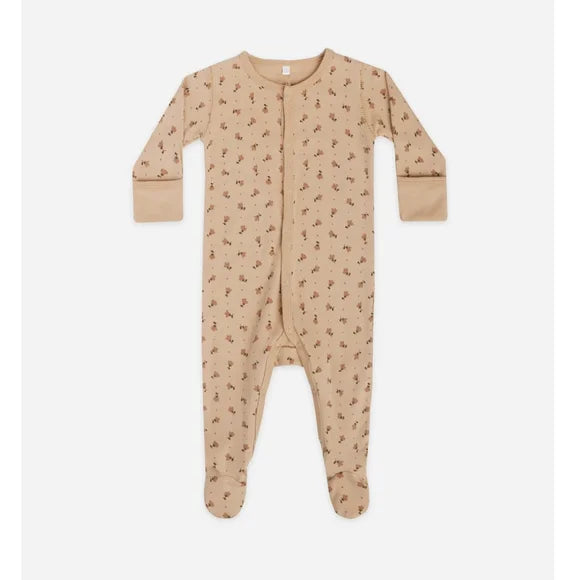 Bloom Button up Footie
