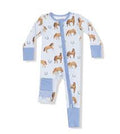 2 Way Zipper romper Horses