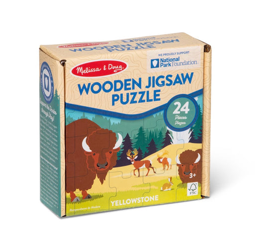 Wooden jigsaw puzzle Yellowstone