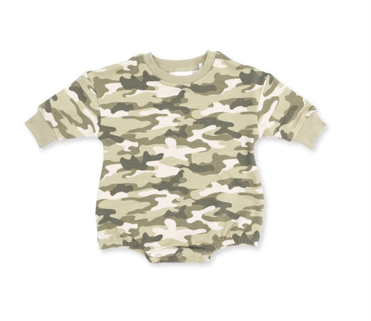 Camo French Terry Sweatshirt Bubble