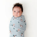 Swaddle blanket In Mallard