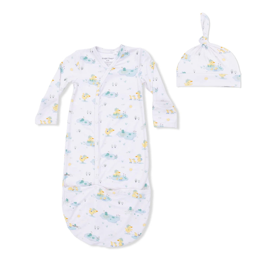 Frog and Duck Pond Gown with Hat