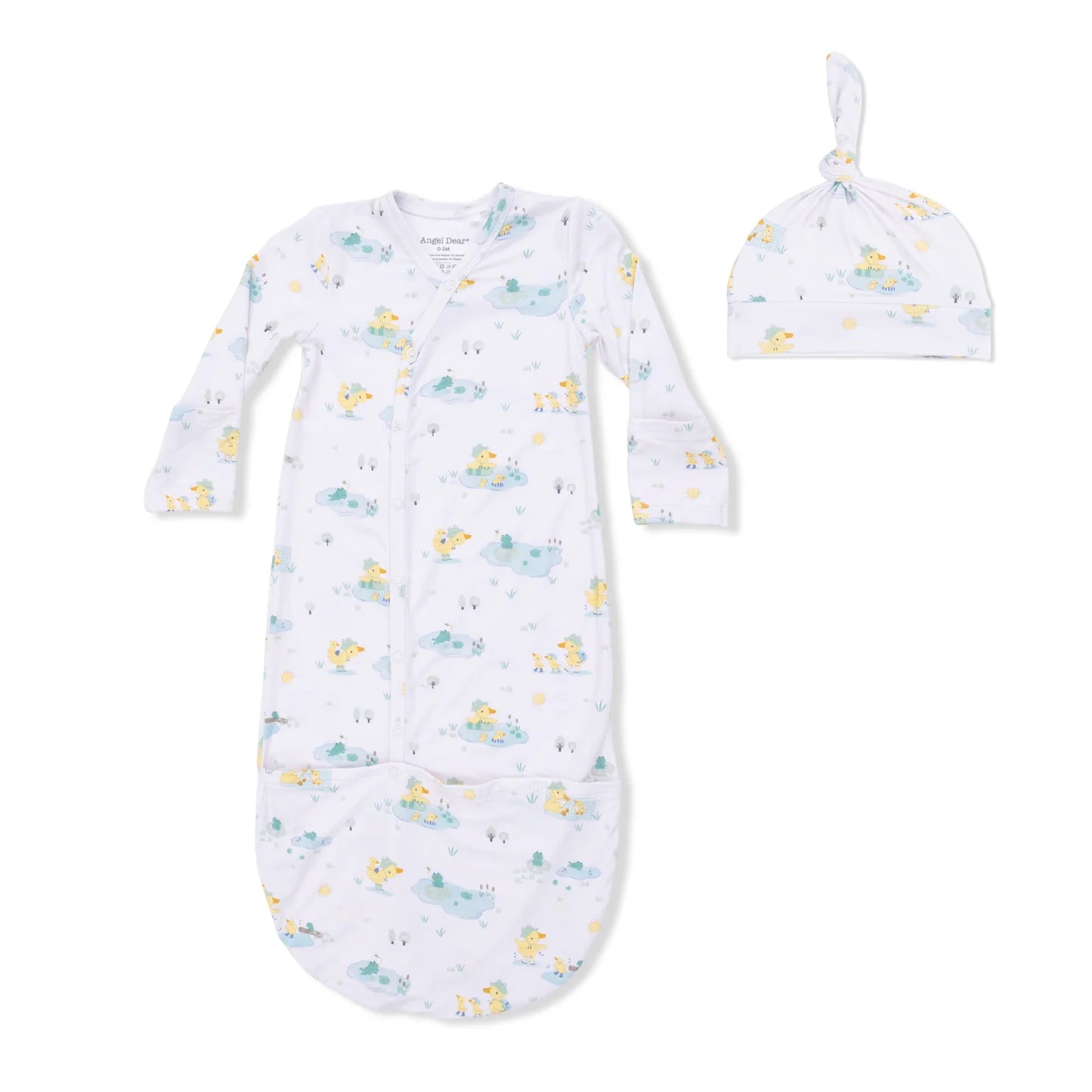 Frog and Duck Pond Gown with Hat