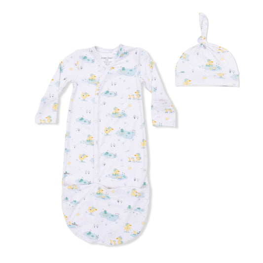 Frog and Duck Pond Gown with Hat