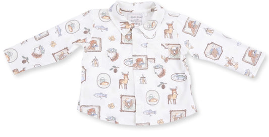 Woodson’s Family Cabin Long Sleeve Polo Button Up