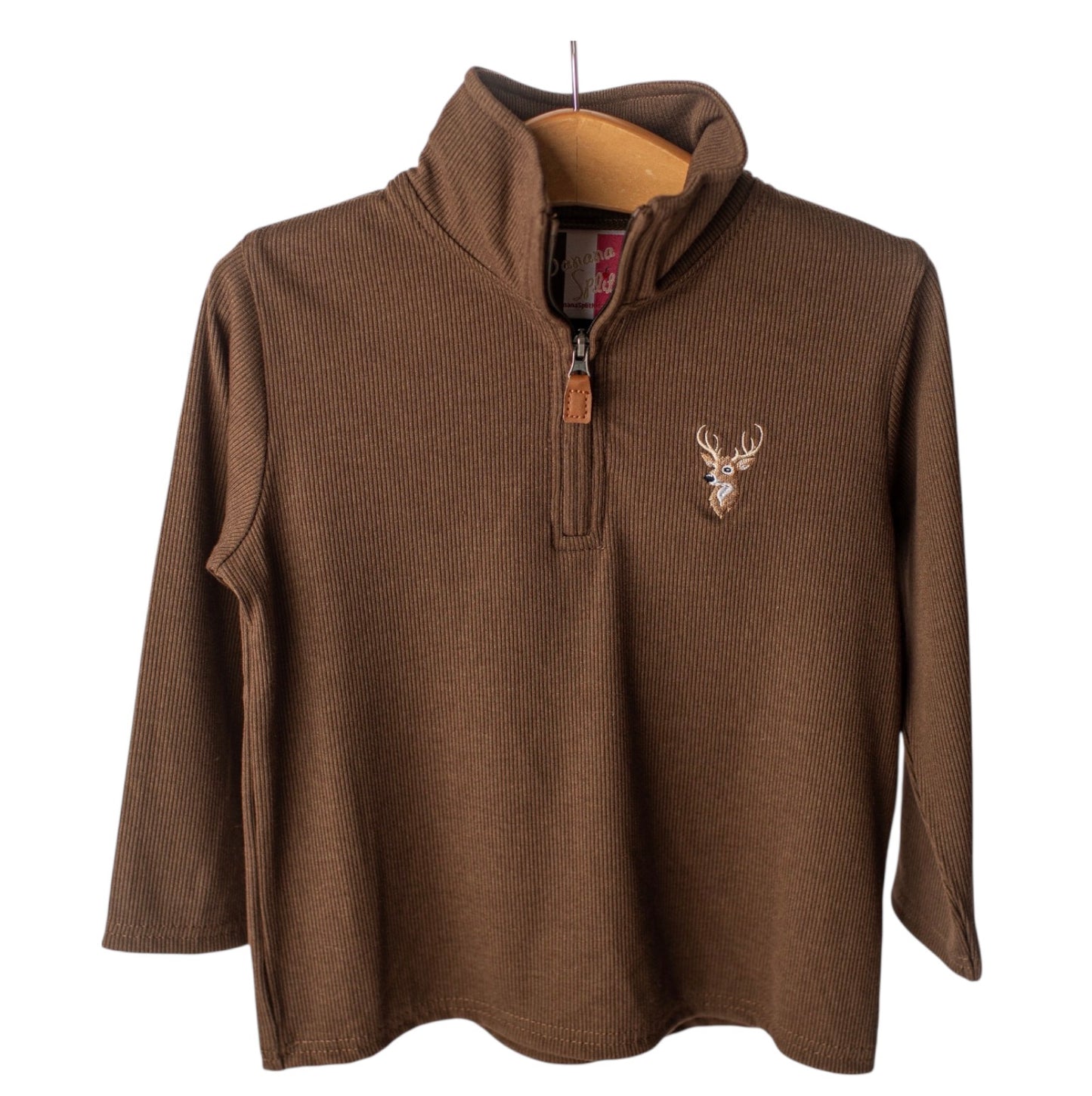 Deer Boys 1/4 zip Pullover