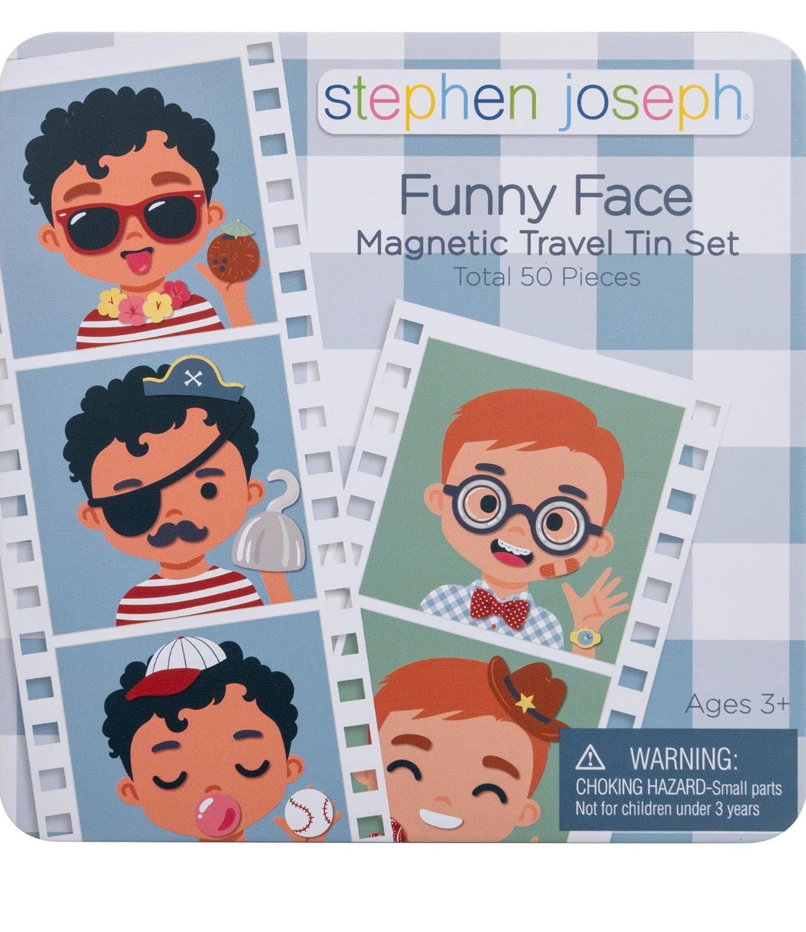 Funny Face Magnetic Travel Tin Set