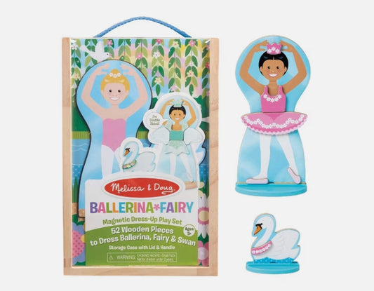 Ballerina Fairy Magnetic Dress-Up Play Set